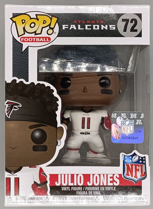 72 Julio Jones (White) - NFL Atlanta Falcons - Box Damaged Funko POP