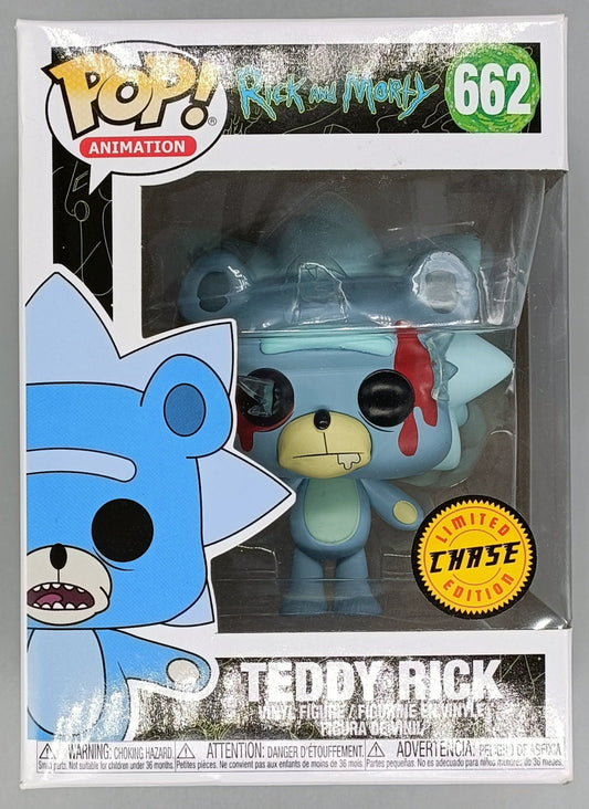 662 Teddy Rick (Bloody) Chase Edition Rick and Morty - Box Damaged Funko POP Funko