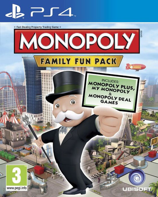Monopoly Family Fun Pack for Playstation 4 (PS4) - [NEW] Ubisoft
