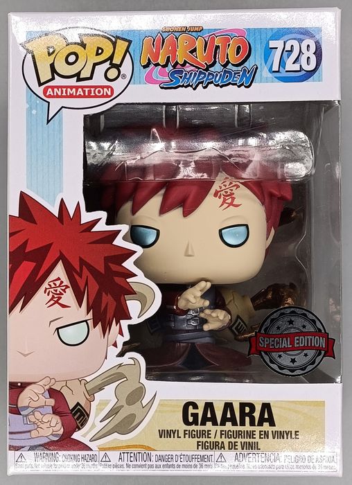 728 Gaara - Metallic - Naruto Shippuden - Box Damaged Funko POP Funko