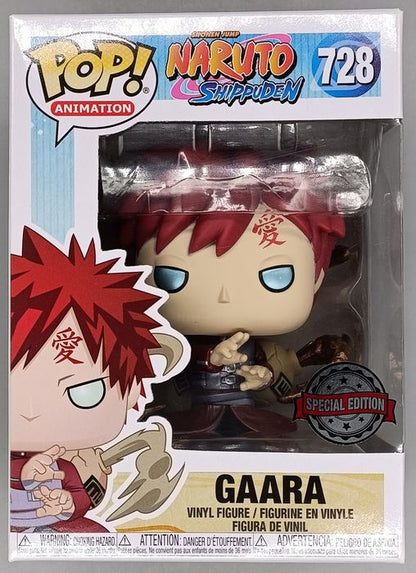 728 Gaara - Metallic - Naruto Shippuden - Box Damaged Funko POP Funko