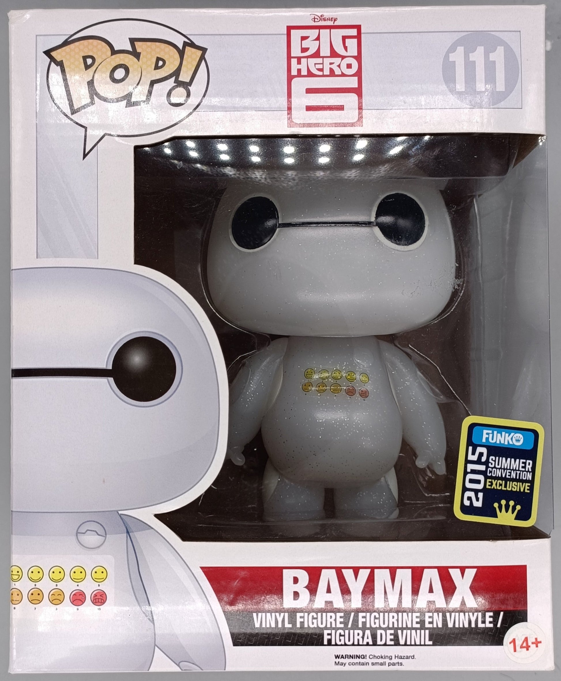 111 Baymax (Emoticon) - 6 Inch - Disney Big Hero 6 - Box Damaged Funko POP