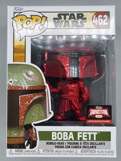 462 Boba Fett (Red) Chrome Star Wars Funko POP Funko