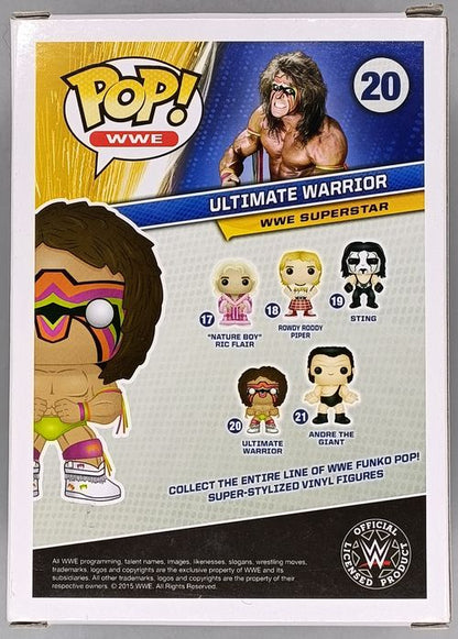20 Ultimate Warrior - WWE - Box Damaged Funko POP