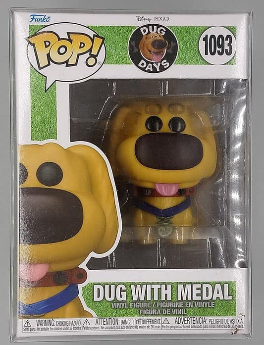 1093 Dug with Medal - Disney Dug Days - Funko POP - Box Damaged