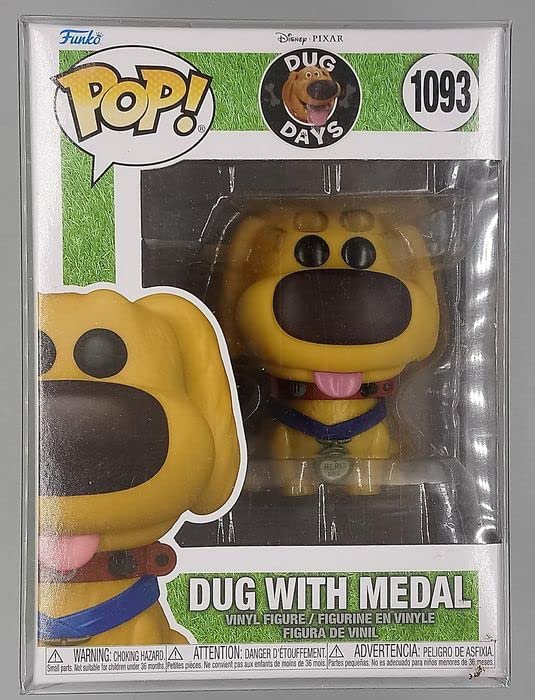 1093 Dug with Medal - Disney Dug Days - Funko POP - Box Damaged Funko