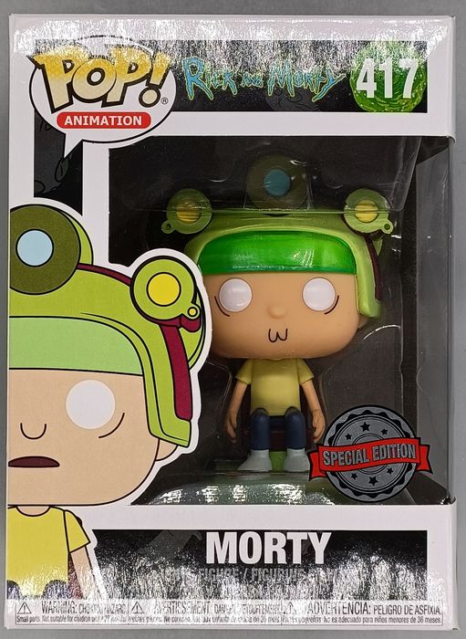 417 Morty (Blips and Chitz) - Rick and Morty - Box Damaged Funko POP