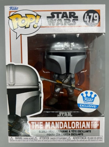 479 The Mandalorian (with Beskar Staff) - Star Wars Funko POP Funko