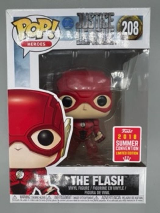 208 The Flash (Running) - DC - Justice League Damaged Box Funko POP