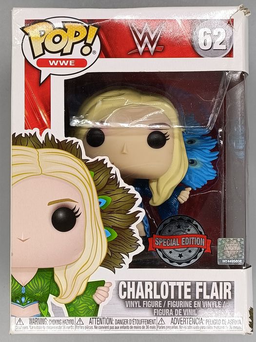 62 Charlotte Flair (Blue) - WWE - Box Damaged Funko POP Funko