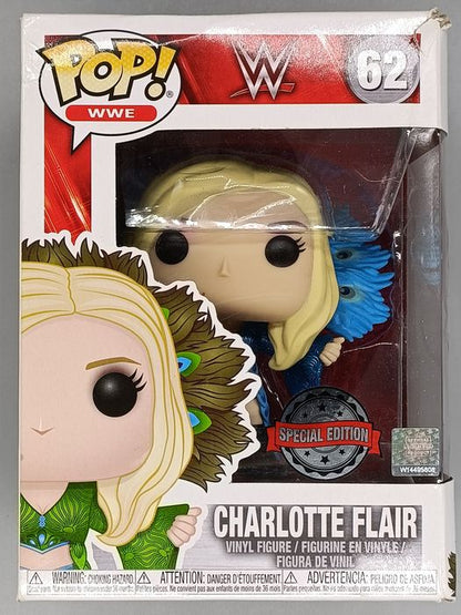 62 Charlotte Flair (Blue) - WWE - Box Damaged Funko POP Funko