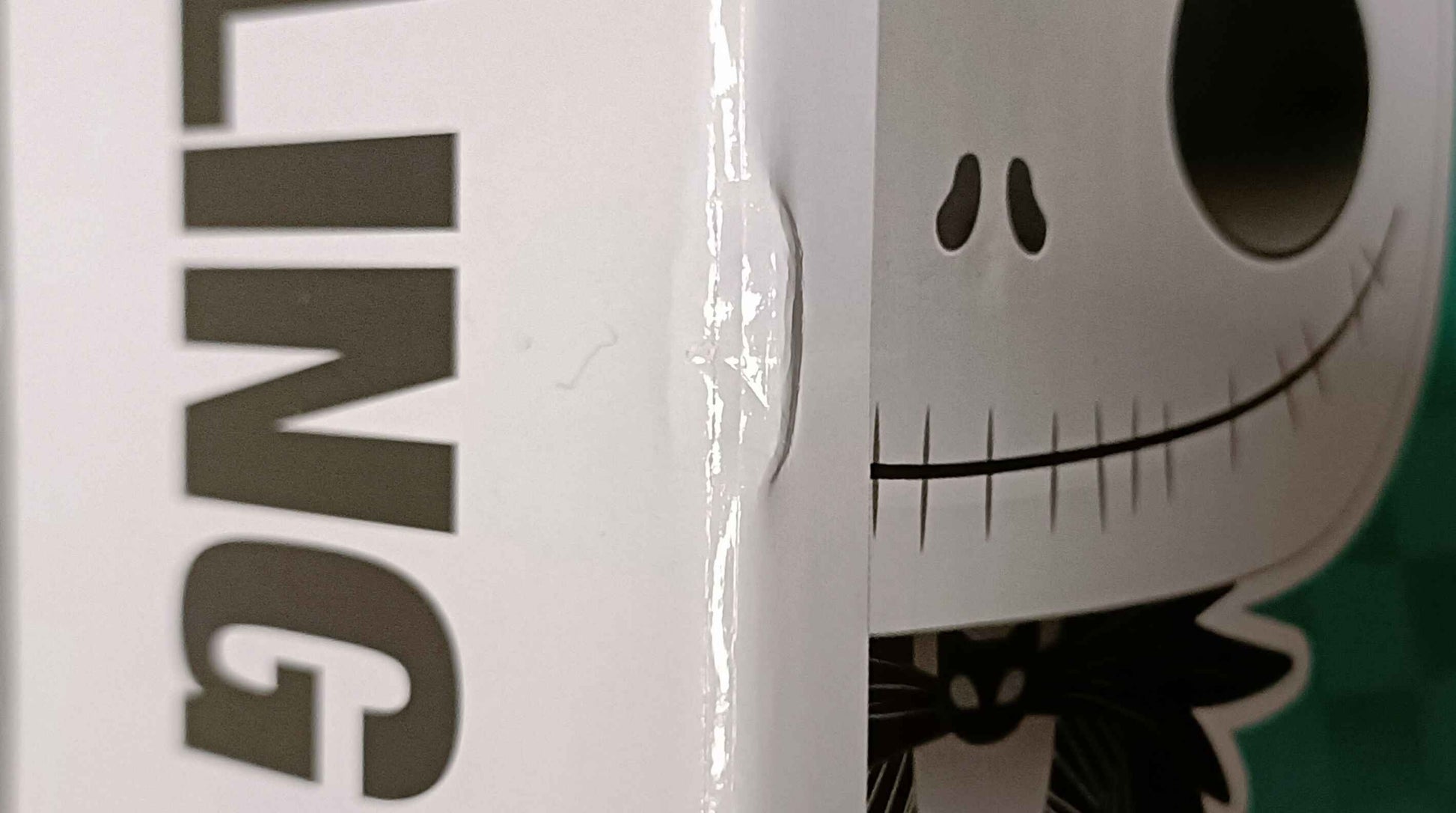 809 Jack Skellington (with Zero) 10 Inch - Glow - Disney The Nghtmare Before Christmas - Funko POP - Box Damaged