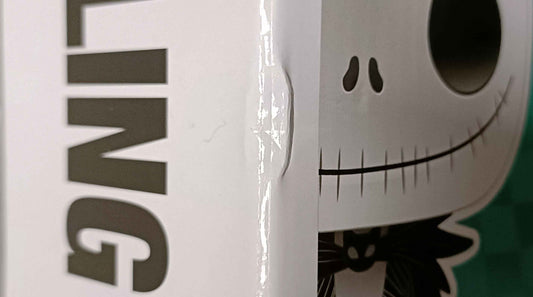 809 Jack Skellington (with Zero) 10 Inch - Glow - Disney The Nghtmare Before Christmas - Funko POP - Box Damaged