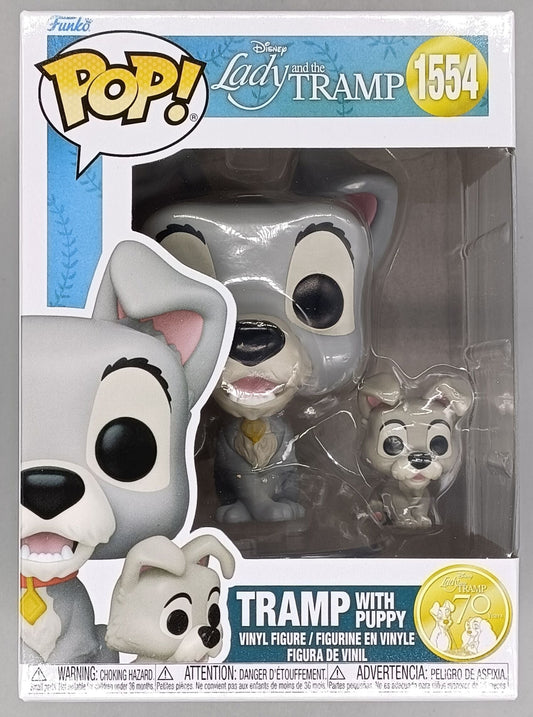 1554 Tramp with Puppy - Disney Lady and the Tramp Funko POP PRESALE Funko