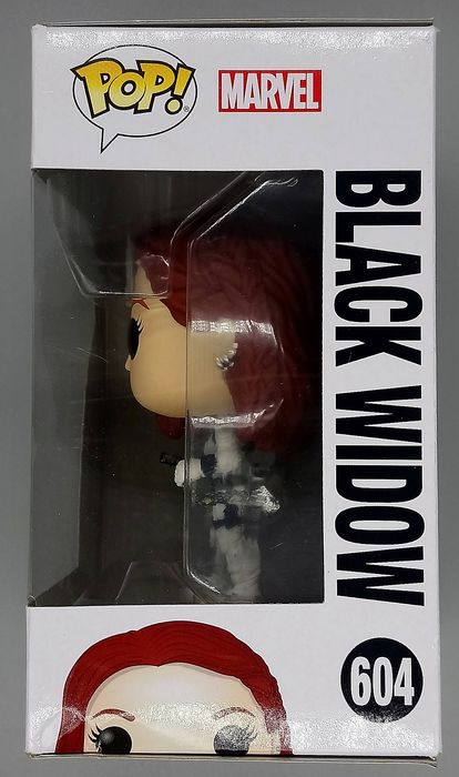 604 Black Widow (White) - Marvel Black Widow - Box Damaged Funko POP