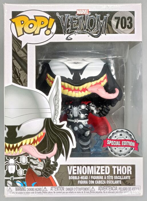 703 Venomized Thor - Marvel Venom -Box Damaged Funko POP