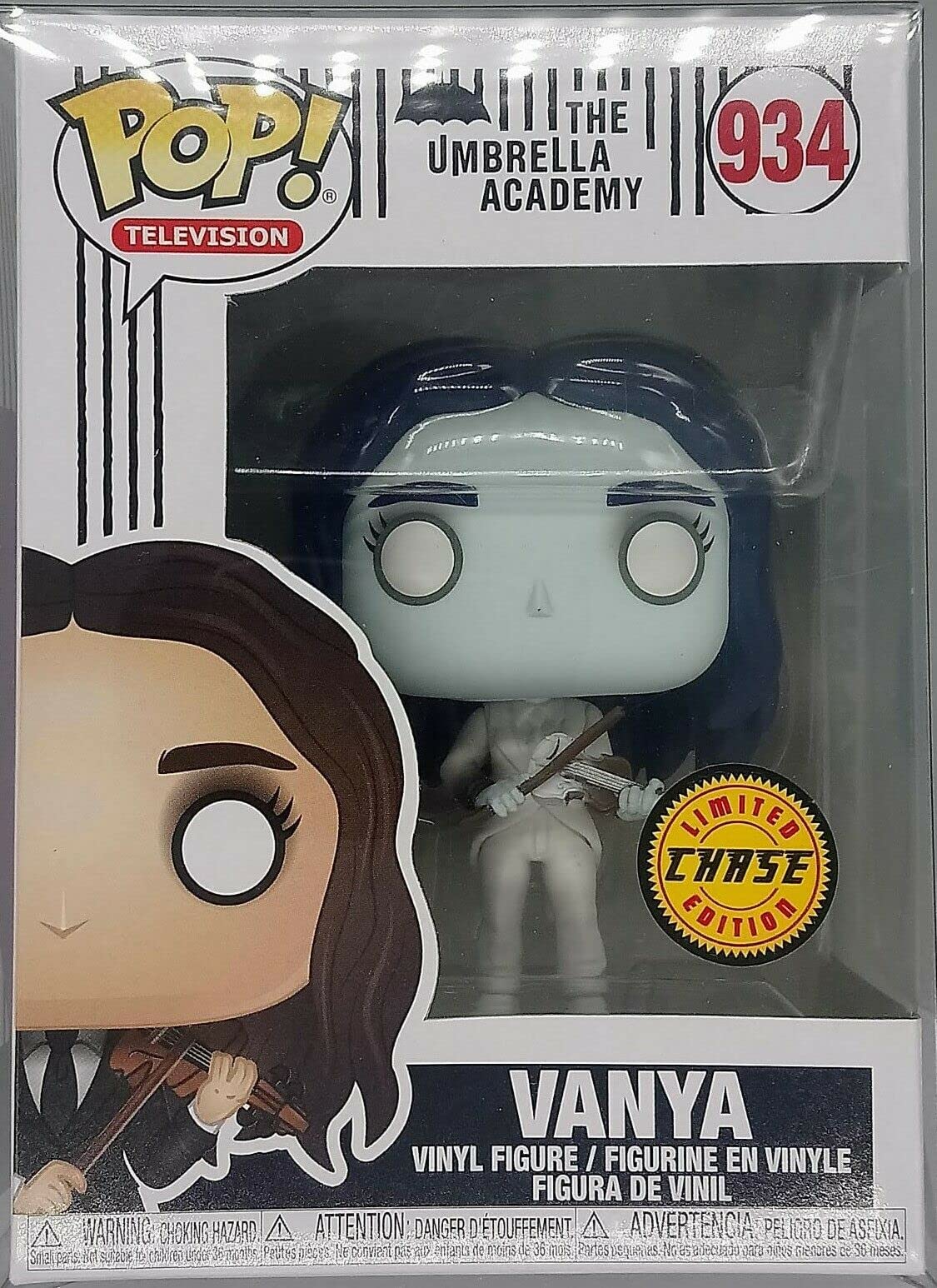 #934 Vanya (White Violin) Chase Edition Umbrella Academy Funko POP - Box Damaged