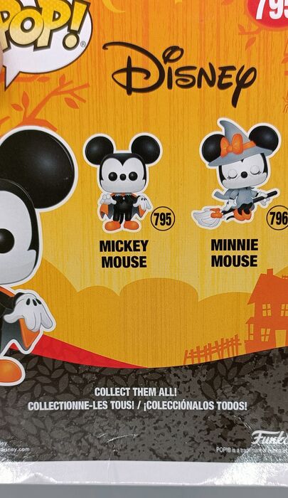 795 Mickey Mouse (Spooky) - Disney - Box Damaged Funko POP