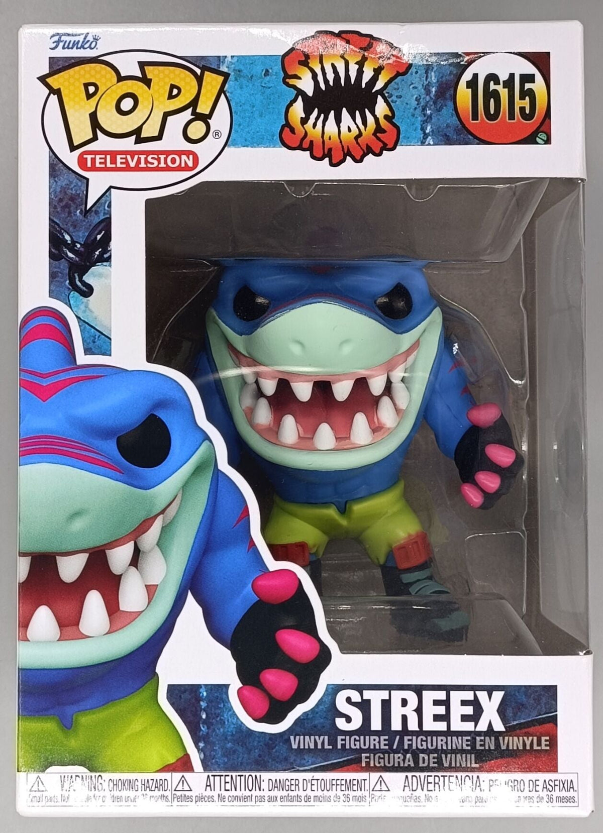 1615 Streex - Street Sharks - Funko POP - Box Damaged