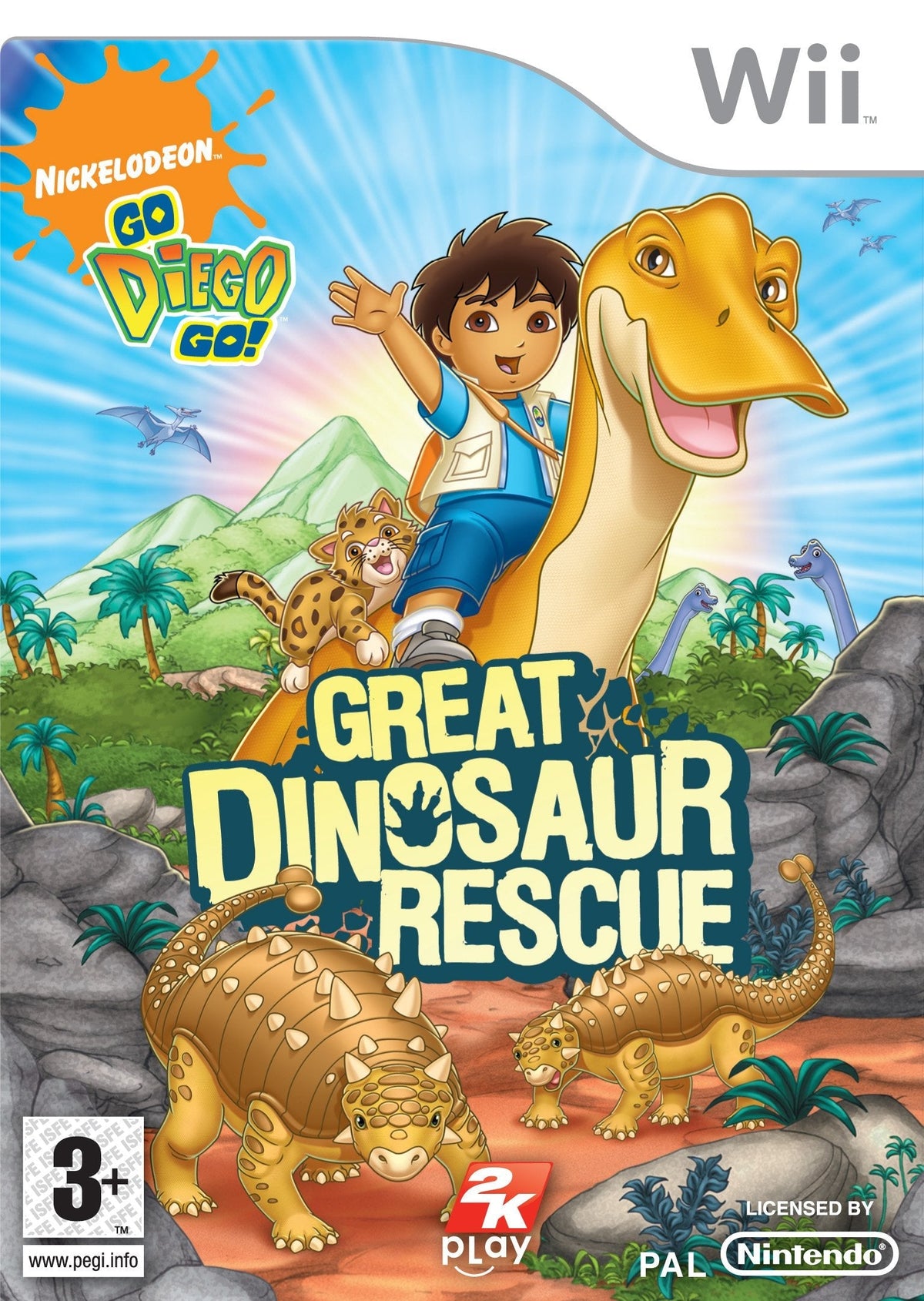 Go Diego Go! Great Dinosaur Rescue for Nintendo Wii and Wii-U Nintendo