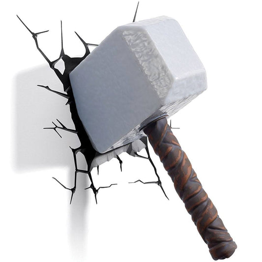 Marvel 3D LED Light Thor Hammer - FanofThings.co.uk