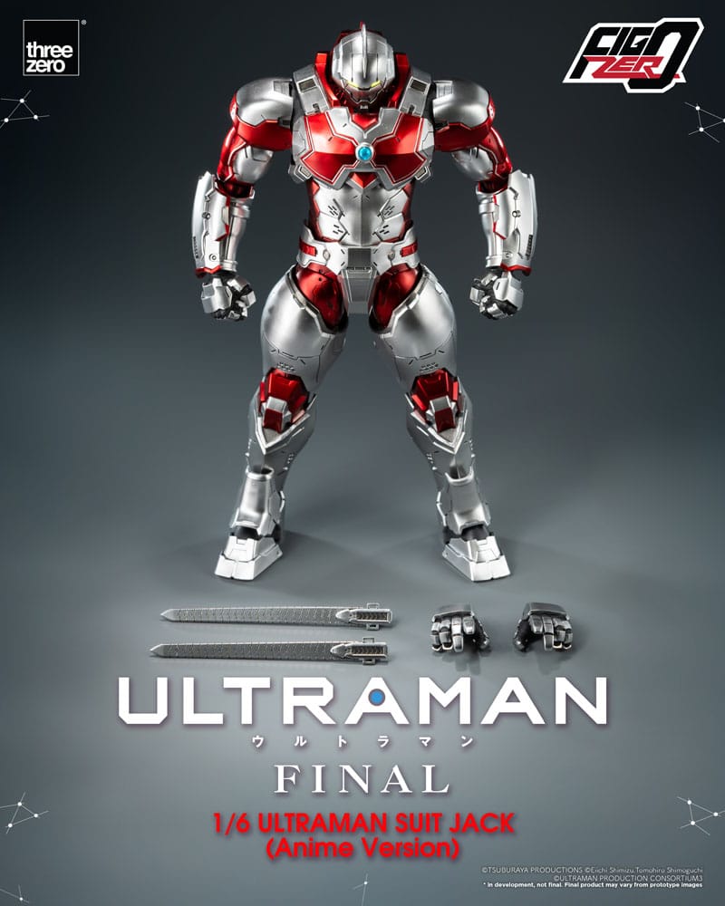 Ultraman Final FigZero Action Figure 1/6 Ultraman Suit Jack Anime Version 35 cm ThreeZero