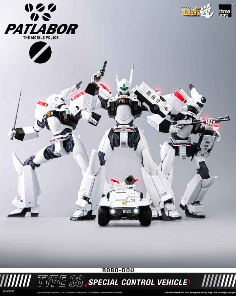 Mobile Police Patlabor ROBO-DOU Type 98 Special Control Vehicle 10 cm