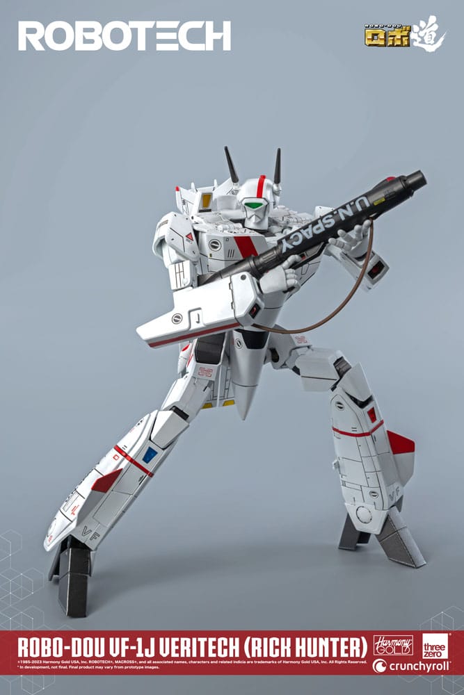 Robotech Action Figure ROBO-DOU VF-1J Veritech (Rick Hunter) 20 cm - FanofThings.co.uk