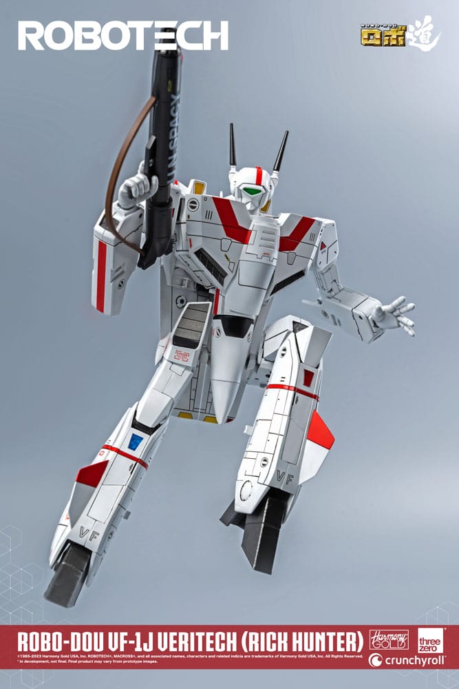 Robotech Action Figure ROBO-DOU VF-1J Veritech (Rick Hunter) 20 cm - FanofThings.co.uk