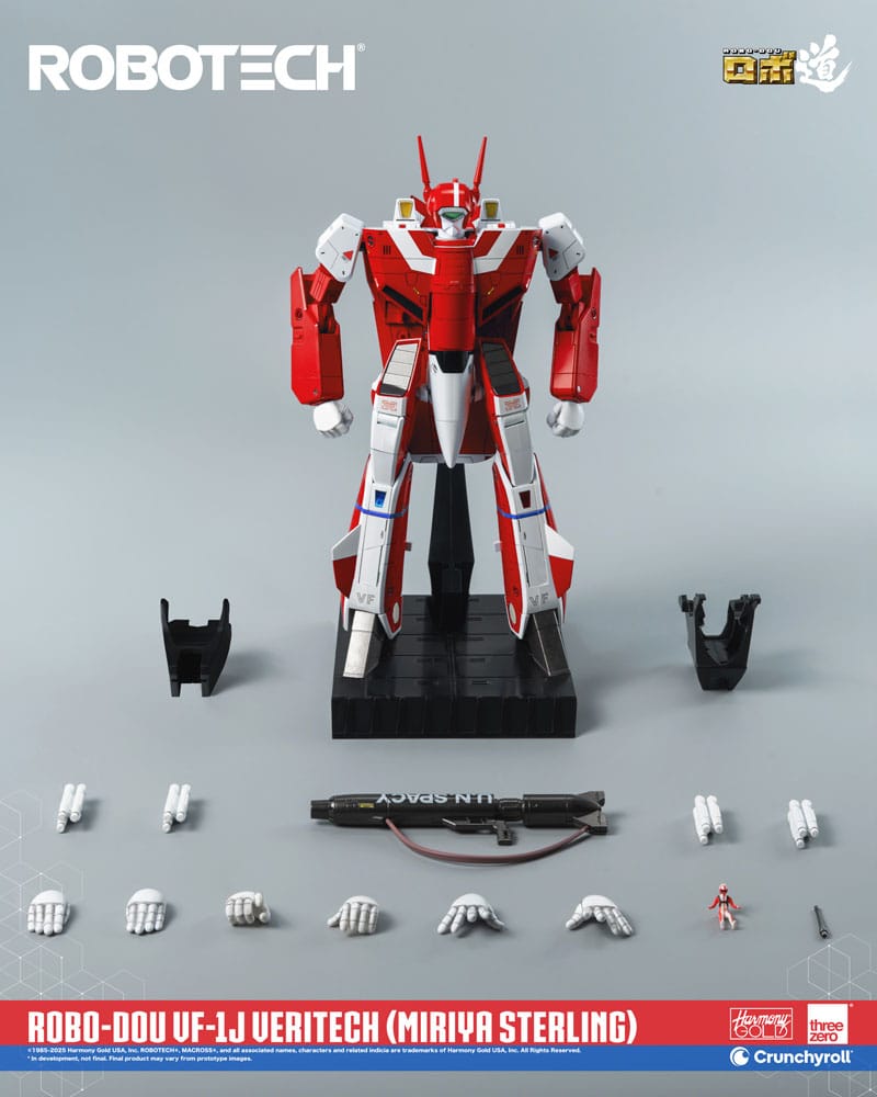 Robotech Action Figure ROBO-DOU VF-1J Veritech (Miriya Sterling) 20 cm - FanofThings.co.uk
