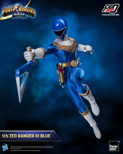 Power Rangers Zeo FigZero Action Figure 1/6 Ranger III Blue 30 cm - FanofThings.co.uk