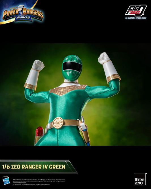 Power Rangers Zeo FigZero Action Figure 1/6 Ranger IV Green 30 cm - FanofThings.co.uk