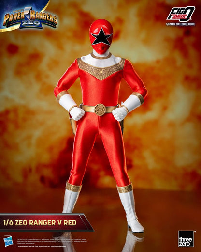Power Rangers Zeo FigZero Action Figure 1/6 Ranger V Red 30 cm - FanofThings.co.uk