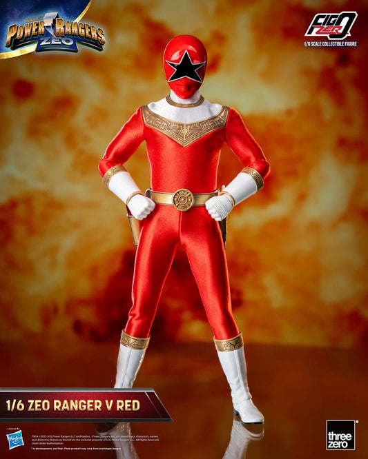 Power Rangers Zeo FigZero Action Figure 1/6 Ranger V Red 30 cm - FanofThings.co.uk