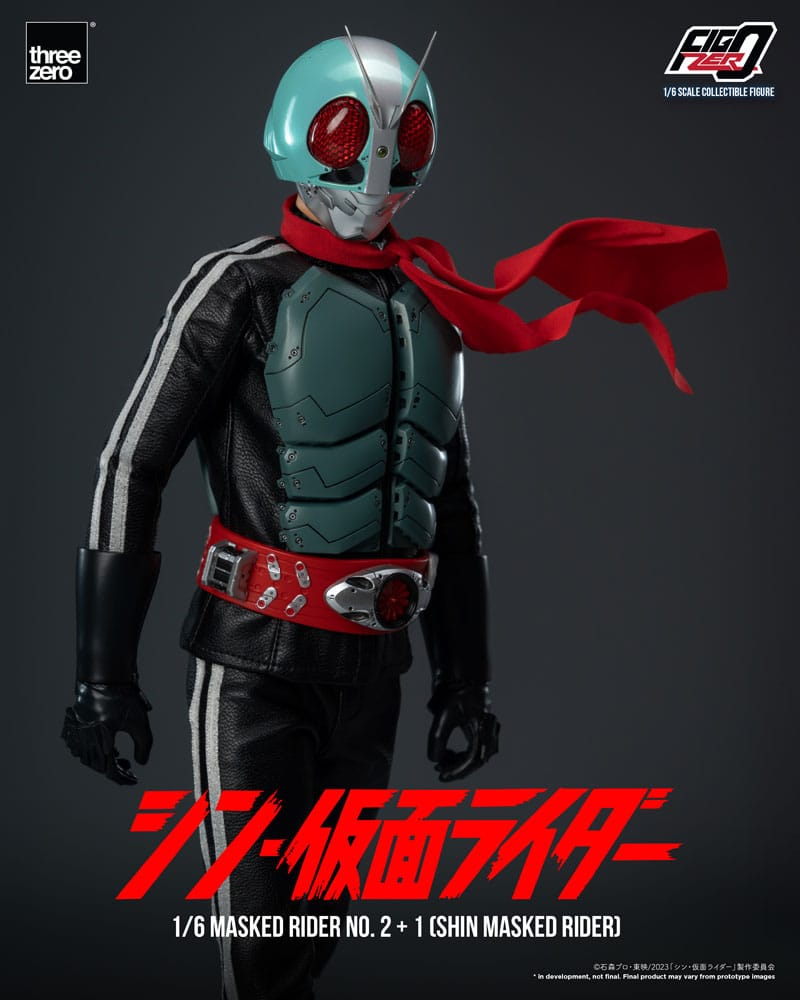 Kamen Rider FigZero Action Figure 1/6 Masked Rider No.2+1 (Shin Masked Rider) 32 cm - FanofThings.co.uk