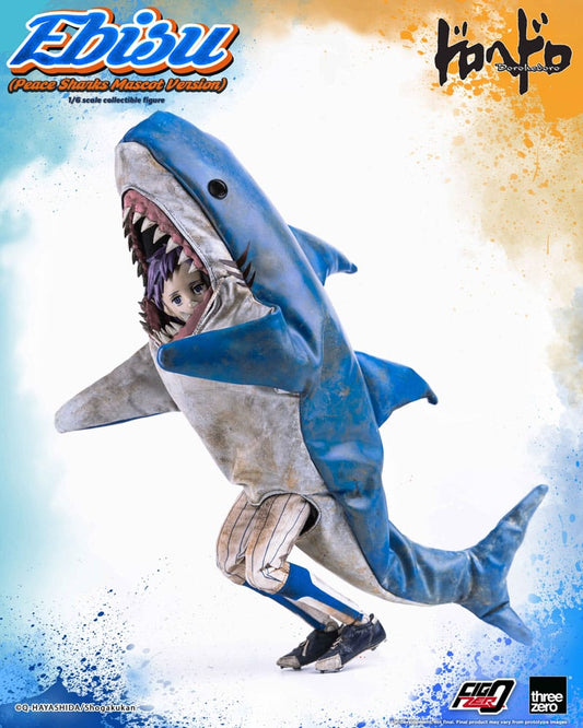 Dorohedoro FigZero Action Figure 1/6 Ebisu Peace Sharks Mascot Ver. 24 cm - FanofThings.co.uk