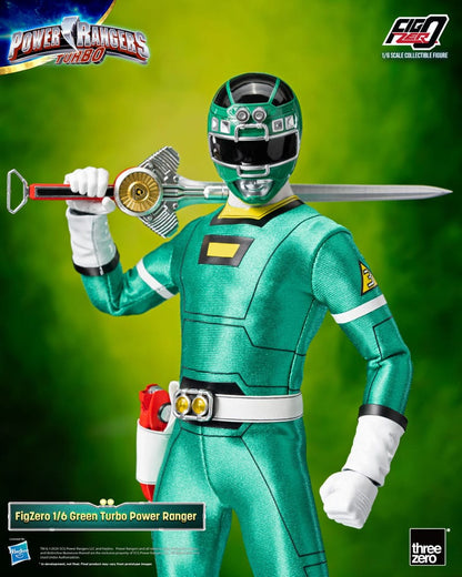Power Rangers Turbo FigZero Action Figure 1/6 Green Turbo Power Ranger 30 cm - FanofThings.co.uk