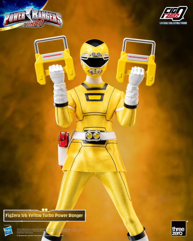 Power Rangers Turbo FigZero Action Figure 1/6 Yellow Turbo Power Ranger 30 cm - FanofThings.co.uk