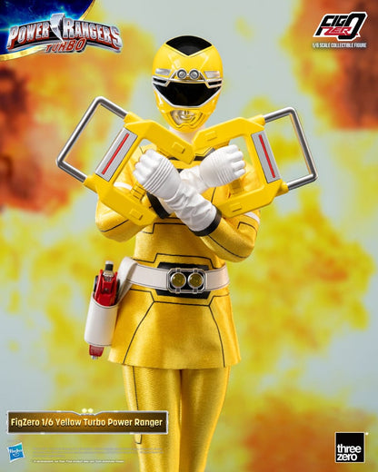 Power Rangers Turbo FigZero Action Figure 1/6 Yellow Turbo Power Ranger 30 cm - FanofThings.co.uk