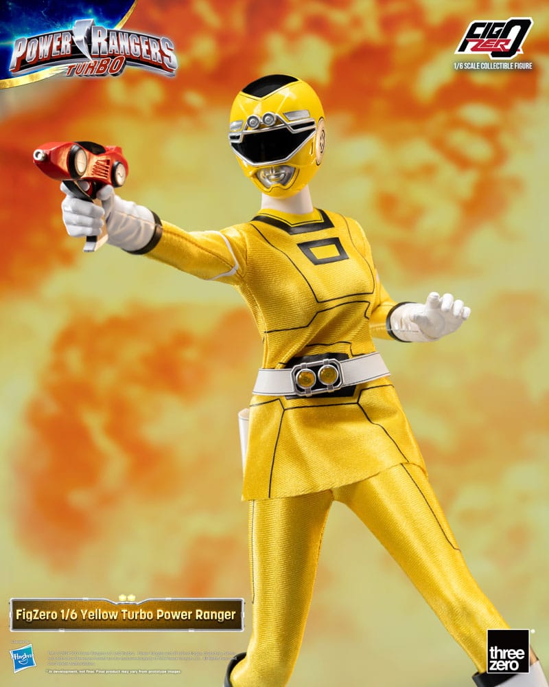 Power Rangers Turbo FigZero Action Figure 1/6 Yellow Turbo Power Ranger 30 cm - FanofThings.co.uk