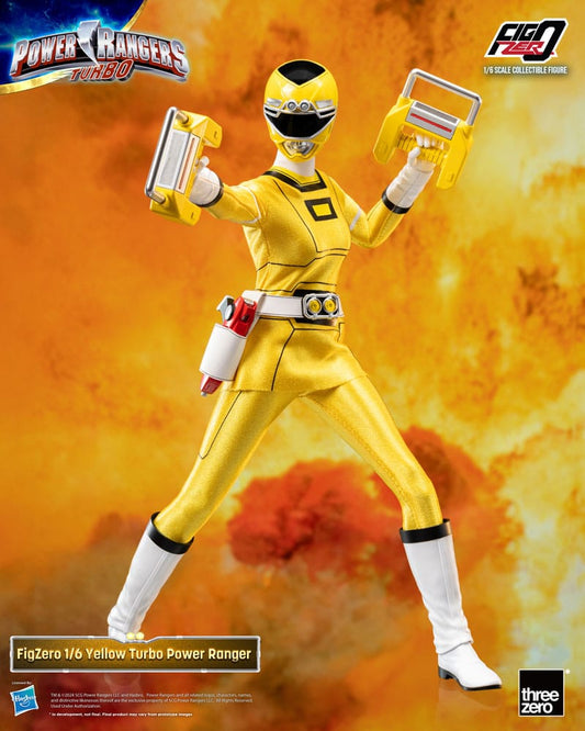 Power Rangers Turbo FigZero Action Figure 1/6 Yellow Turbo Power Ranger 30 cm - FanofThings.co.uk