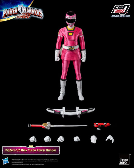 Power Rangers Turbo FigZero Action Figure 1/6 Pink Turbo Power Ranger 30 cm - FanofThings.co.uk