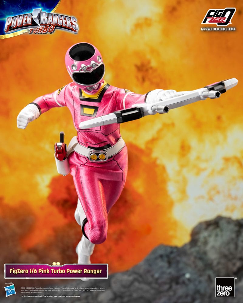 Power Rangers Turbo FigZero Action Figure 1/6 Pink Turbo Power Ranger 30 cm - FanofThings.co.uk