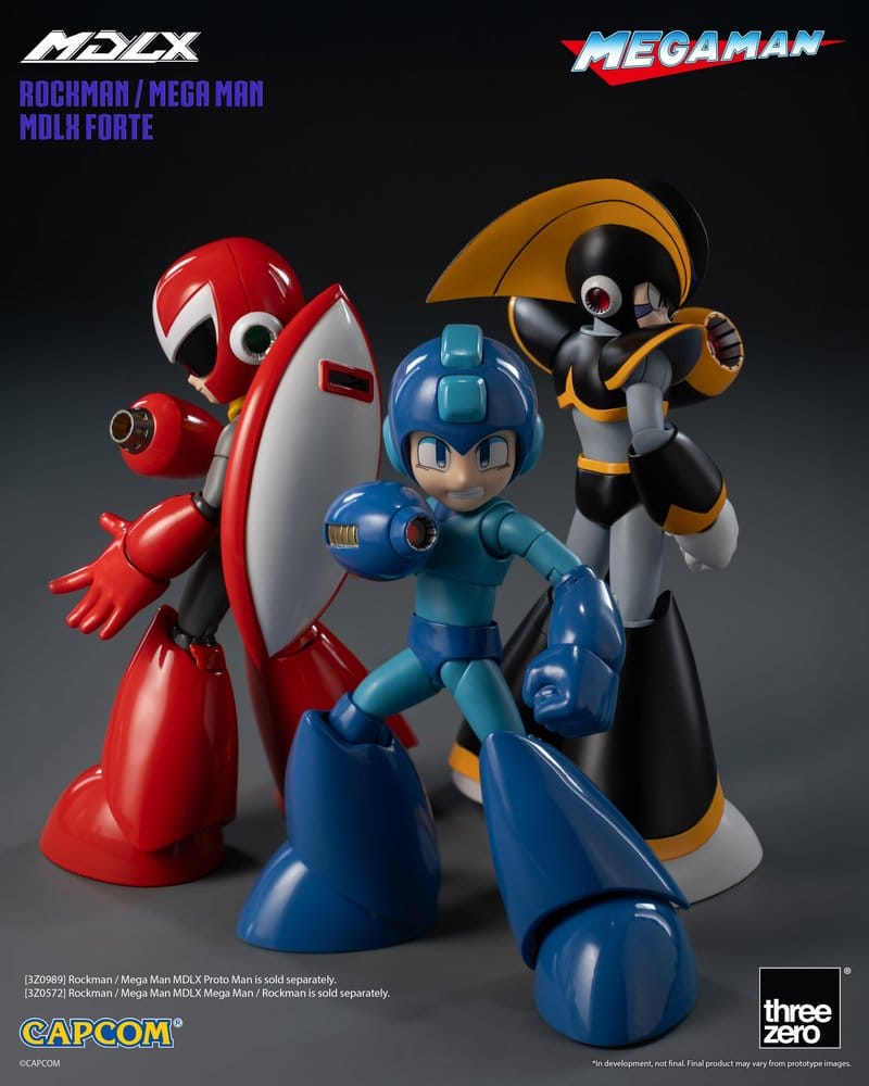 Mega Man MDLX Action Figure Rockman / Mega Man Forte 10 cm
