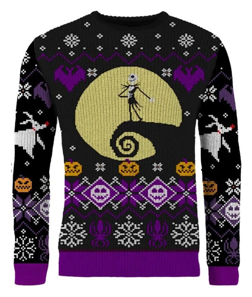 Nightmare Before Christmas Christmas Sweater 8-bit Size XXL