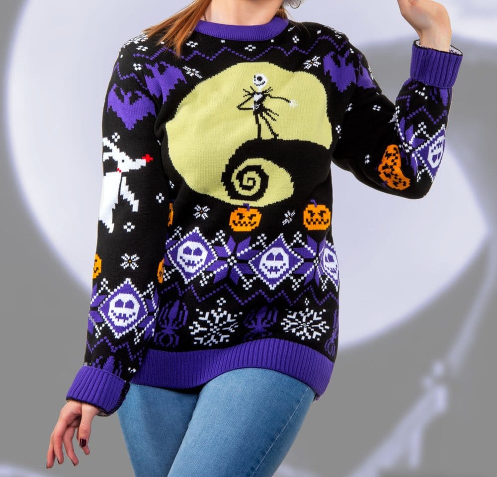 Nightmare Before Christmas Christmas Sweater 8-bit