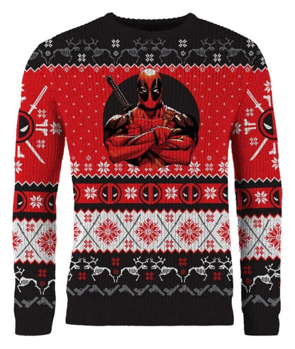 Deadpool Christmas Sweater Size XXL