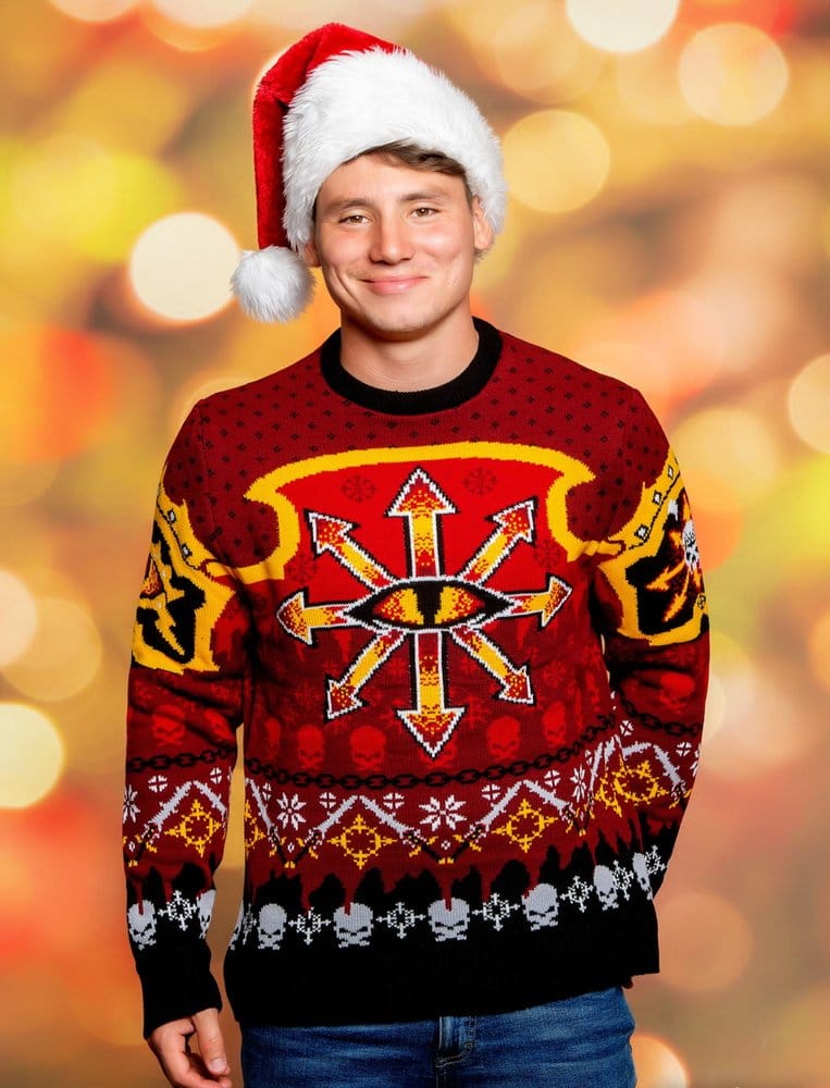 Warhammer 40,000 Christmas Sweater Chaos Size XXXL