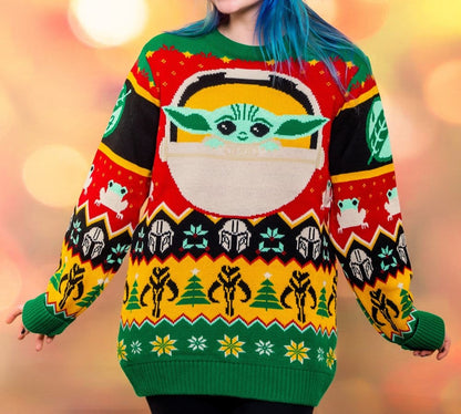 Star Wars Christmas Sweater The Child Size S