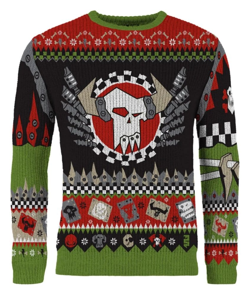 Warhammer 40,000 Christmas Sweater Ork Size L